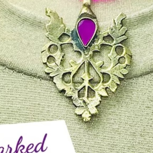 Valentine Special Sale, Beaded Jewelry Set, Beads With Brass Motif Jewelry Set, - Picture 8 of 9